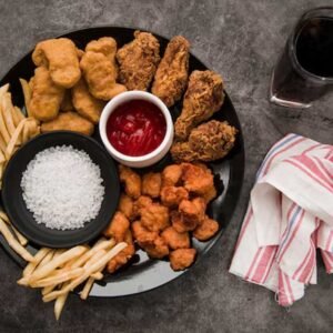 6 Chicken Nuggets, Regular Fries & Can of Drink