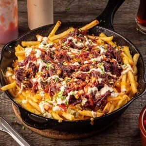 Beef loaded fries