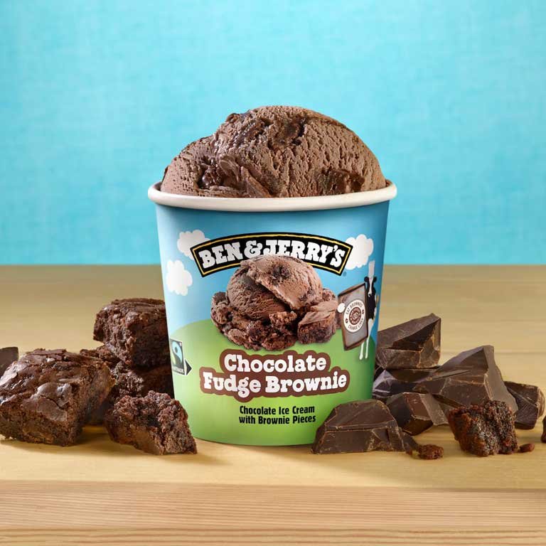 Benn & jerrys chocolate fudge Brownie