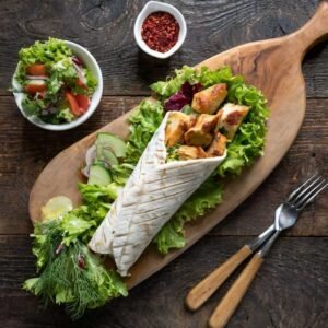 Chicken or Lamb Shish Wrap