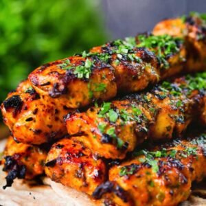 Chicken tikka kebab