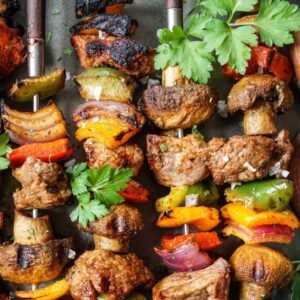 Mixed shish kebab