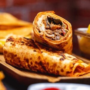Chicken or Lamb Tikka Roll