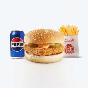Chicken Fillet Burger, Regular Fries & Can of Drink